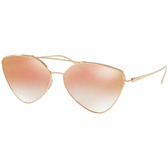 Prada Accessories - Prada Aviator Sunglasses Pink Gradient Mirror Lens